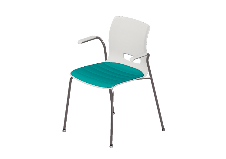 Chaises 3D - Chaise avec assise rembourrée - Allermuir -... Chaises 3D - Chaise avec assise rembourrée - Allermuir -...