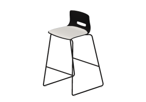 Cadeiras 3D - Banqueta com assento estofado - Allermuir - Casper - CS10BS