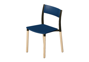 3D St&uuml;hle - Stuhl mit gepolsterter Sitzfl&auml;che und Armlehnen - Allermuir - Folk - FLK100U3