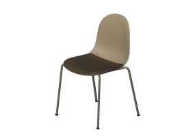 3D Chairs - Chair with upholstered seat - Allermuir - Kin - 102U1
