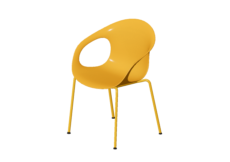 Chaises 3D - Chaise en plastique - Allermuir - Kin - 202 -... Chaises 3D - Chaise en plastique - Allermuir - Kin - 202 -...