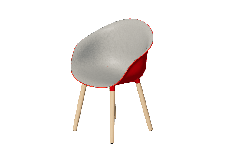 Sedie 3D - Sedia in tessuto - Allermuir - Kin - 303U2 -... Sedie 3D - Sedia in tessuto - Allermuir - Kin - 303U2 -...