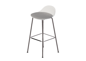 Chaises 3D - Tabouret avec assise rembourr&eacute;e - Allermuir - Kin - 502U1