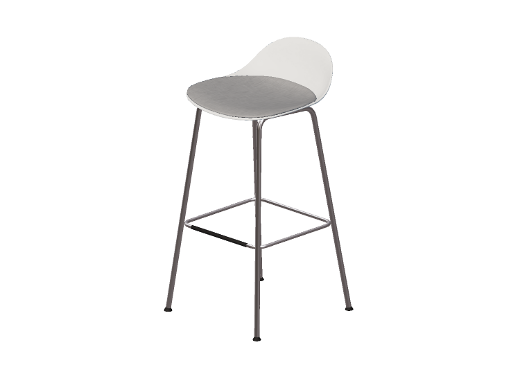 Sillas 3D - Taburete con asiento acolchado - Allermuir -... Sillas 3D - Taburete con asiento acolchado - Allermuir -...