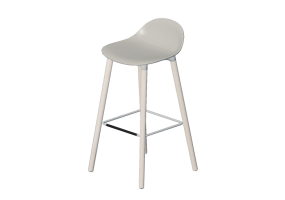 Cadeiras 3D - Banqueta em tecido - Allermuir - Kin - 503U3