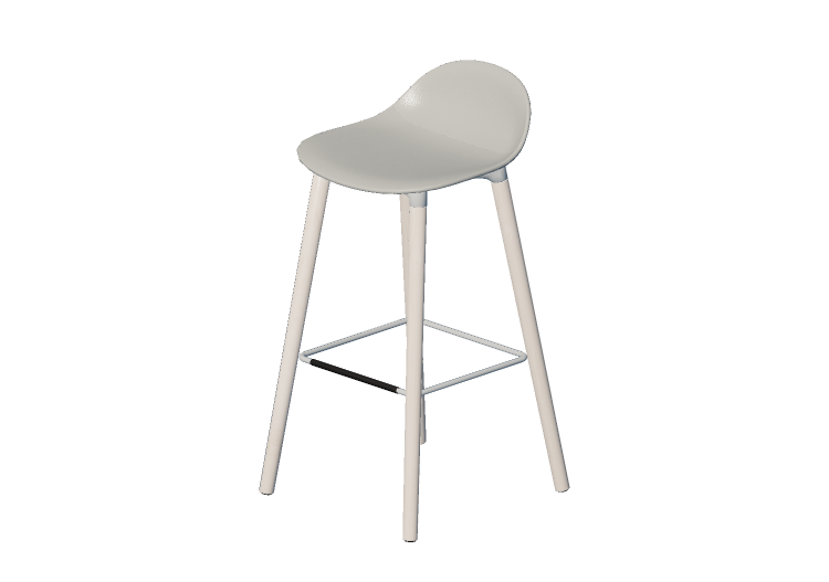 Chaises 3D - Tabouret en tissu - Allermuir - Kin - 503U3 -... Chaises 3D - Tabouret en tissu - Allermuir - Kin - 503U3 -...