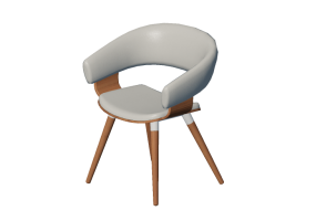 Chaises 3D - Chaise en tissu - Allermuir - Mollie - A685