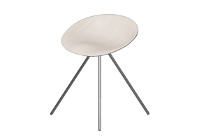 Chaises 3D - Tabouret en bois - Allermuir - Jojo - A592