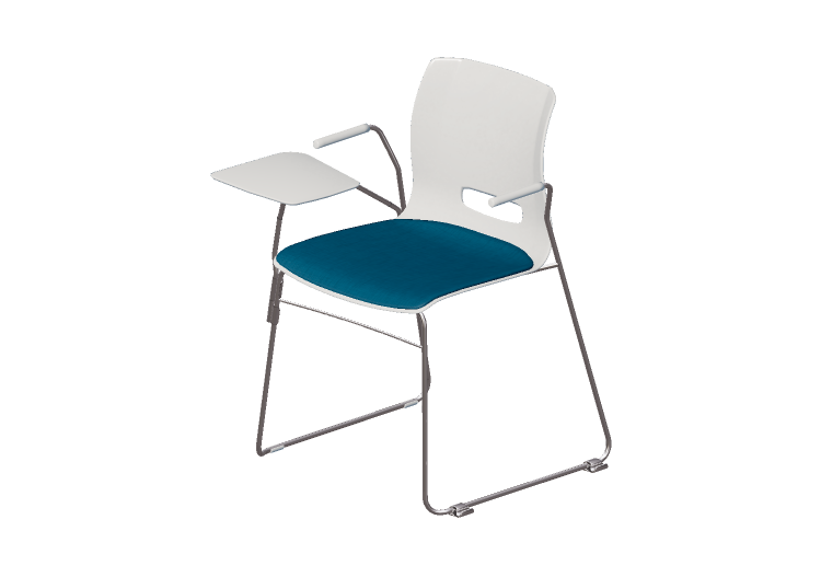 Sillas 3D - Silla con asiento acolchado - Allermuir -... Sillas 3D - Silla con asiento acolchado - Allermuir -...