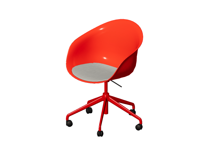 Chaises 3D - Chaise avec assise rembourrée - Allermuir -... Chaises 3D - Chaise avec assise rembourrée - Allermuir -...