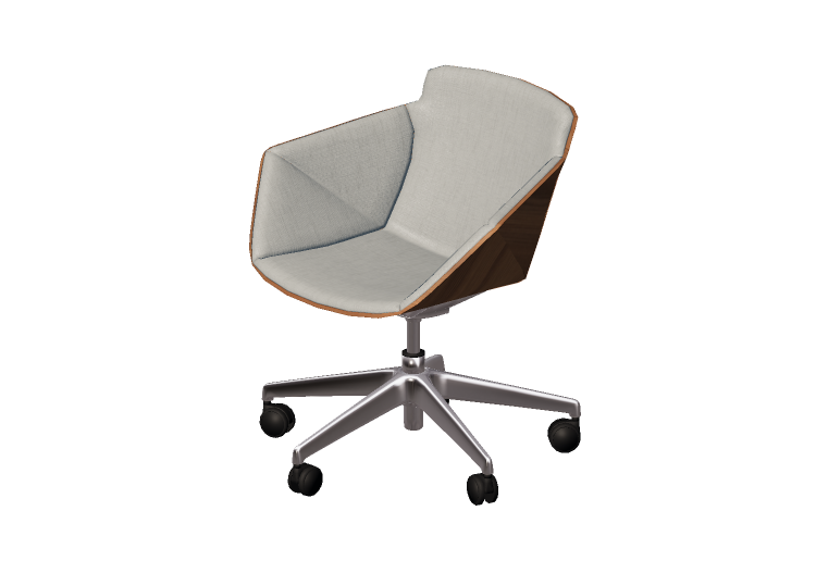 Cadeira 3D - Cadeira em tecido - Allermuir - Phoulds - PH7U... Cadeira 3D - Cadeira em tecido - Allermuir - Phoulds - PH7U...