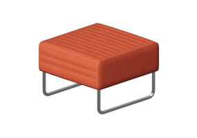 Fauteuil 3D - Repose-pieds en tissu - Allermuir - Tommo - A531Q