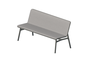 Bancos 3D - Banco con asiento acolchado - Allermuir - Axyl Bench - AXLB16U2