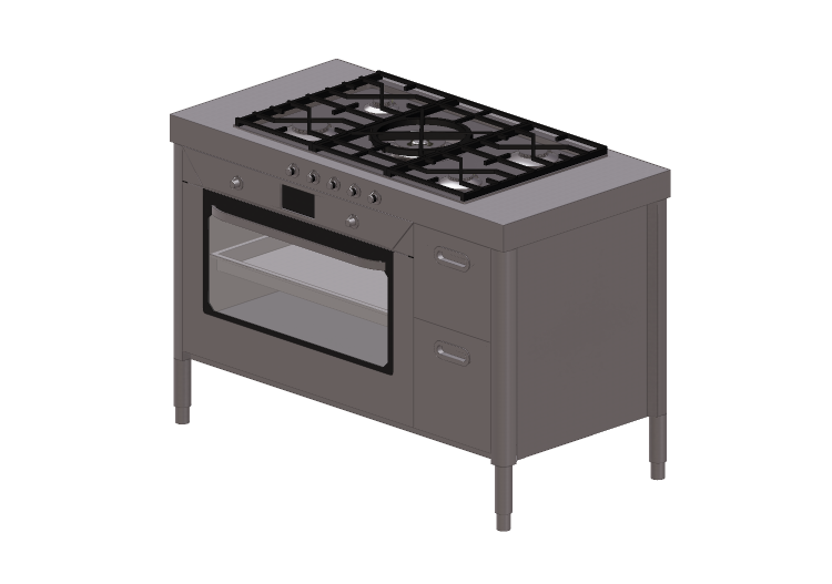 Cocinas 3D - Elemento para cocina - Alpes Inox - Alpes Inox Cocinas 3D - Elemento para cocina - Alpes Inox - Alpes Inox