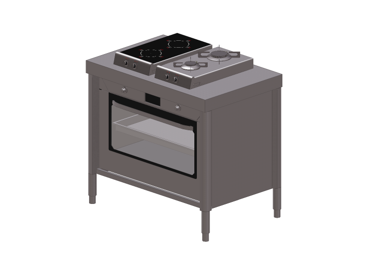Cocinas 3D - Elemento para cocina - Alpes Inox - Alpes Inox Cocinas 3D - Elemento para cocina - Alpes Inox - Alpes Inox