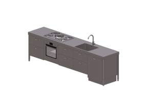 Cocinas 3D - Cocina componible - Alpes Inox