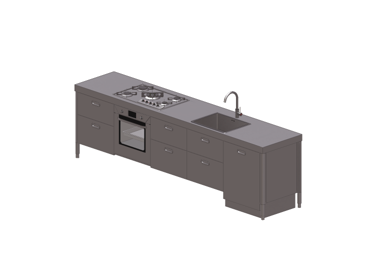 Cuisine 3D - Cuisine modulaire - Alpes Inox - Alpes Inox Cuisine 3D - Cuisine modulaire - Alpes Inox - Alpes Inox
