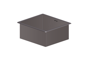 Lavabos et &eacute;viers 3D - Lavabo en m&eacute;tal - Alpes Inox - VFR455