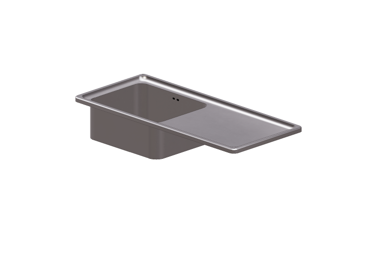 Lavelli 3D - Lavabo in metallo - Alpes Inox - 1171V1SL -... Lavelli 3D - Lavabo in metallo - Alpes Inox - 1171V1SL -...