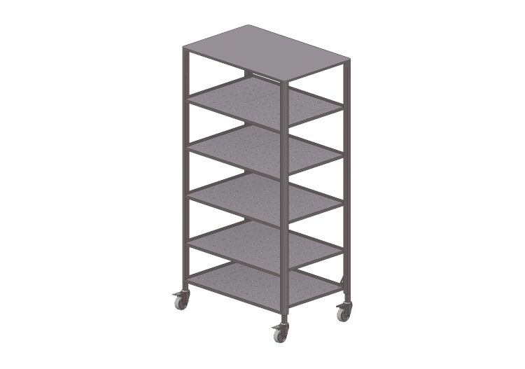 Colunas 3D - Coluna com prateleiras - Alpes Inox - Alpes... Colunas 3D - Coluna com prateleiras - Alpes Inox - Alpes...