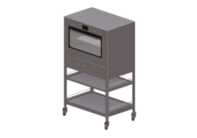 3D Columns - Column with built-in Oven - Alpes Inox