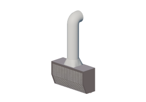 3D Accessories - Kitchen Hood - Alpes Inox - GA+2055+CM