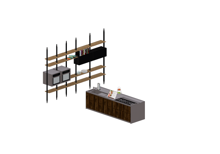 Cuisine 3D - Cuisine complète avec appareils... Cuisine 3D - Cuisine complète avec appareils...