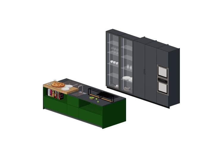 Cuisine 3D - Cuisine complète avec appareils... Cuisine 3D - Cuisine complète avec appareils...