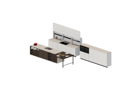 3D Kitchens - Full sized kitchen with appliances - Alta - Sistema 22.2 - Ambiente 03
