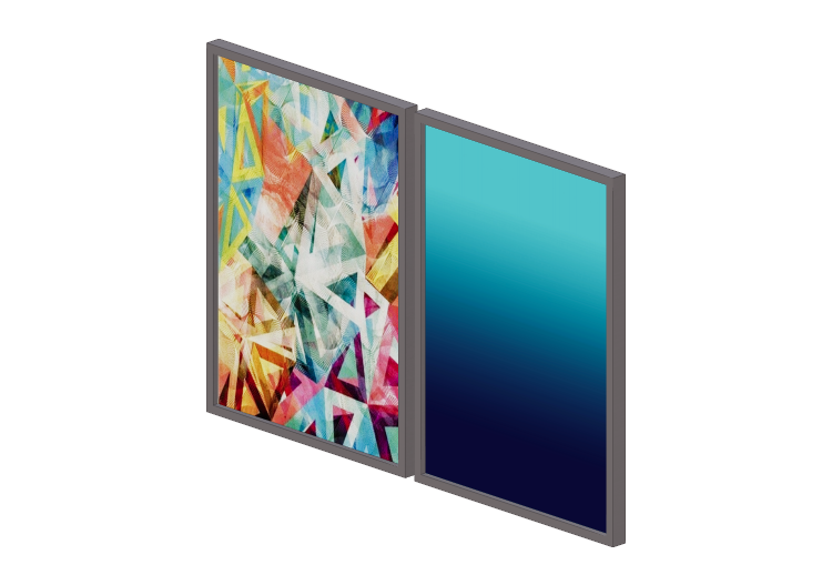 Quadros 3D - Arranjo de dois quadros – Ammo Quadros - Ammo... Quadros 3D - Arranjo de dois quadros – Ammo Quadros - Ammo...