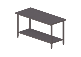 Colgantes 3D - Mesa con encimera de dos frentes - Angelo Po - E16TB