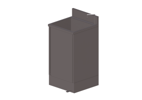 Lavabos et &eacute;viers 3D - Lave mains avec commande &agrave; p&eacute;dale - Angelo Po - LMP