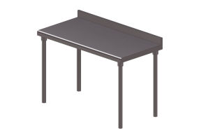 Tavoli 3D - Tavolo con piano e alzatina - Angelo Po - 14TA