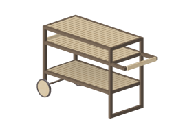3D Tables - Wood Table - Artzzi - Piscina
