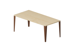 Mesas 3D - Mesa de madeira - Artzzi - Bent