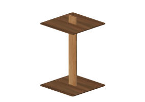 Mesas 3D - Mesita de madera - Artzzi - Mari