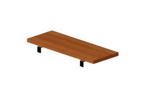 Mesas 3D - Mesita de madera - Artzzi - Ella
