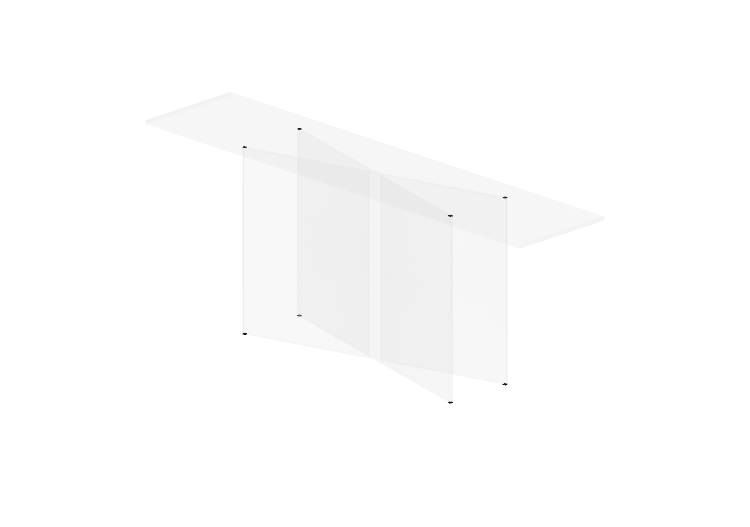 3D Tables - Glass console table - Artzzi - Linha - ARTZZI 3D Tables - Glass console table - Artzzi - Linha - ARTZZI