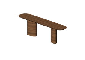 Tavoli 3D - Tavolo consolle in legno - Artzzi - Litoral