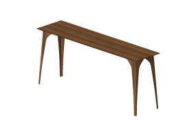 3D Tisch - Konsolentisch aus Holz - Artzzi - Otto