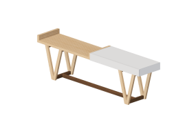 3D Tables - Wood Console Table - Artzzi - Mahoc