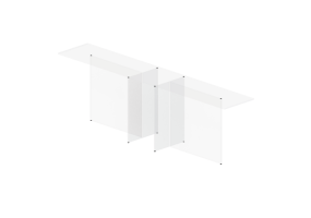 Tables 3D - Table consolle en verre - Artzzi - Pi