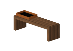 3D Tables - Wood Console Table - Artzzi - Adamo