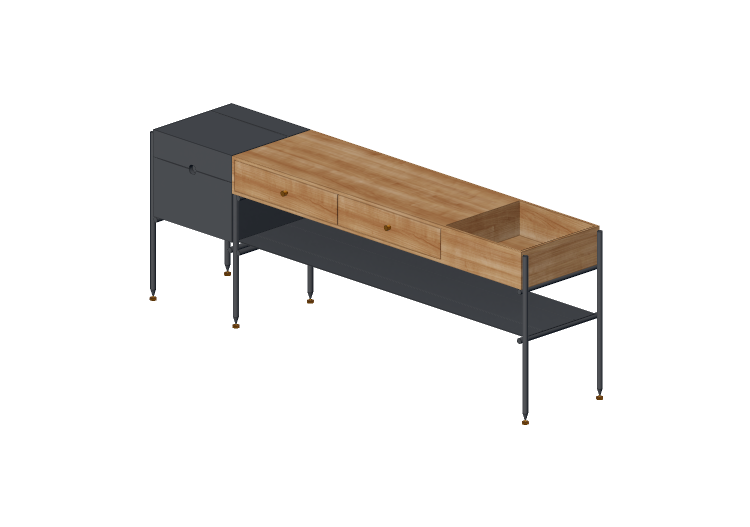 3D Tisch - Konsolentisch aus Holz - Artzzi - Vitrola -... 3D Tisch - Konsolentisch aus Holz - Artzzi - Vitrola -...