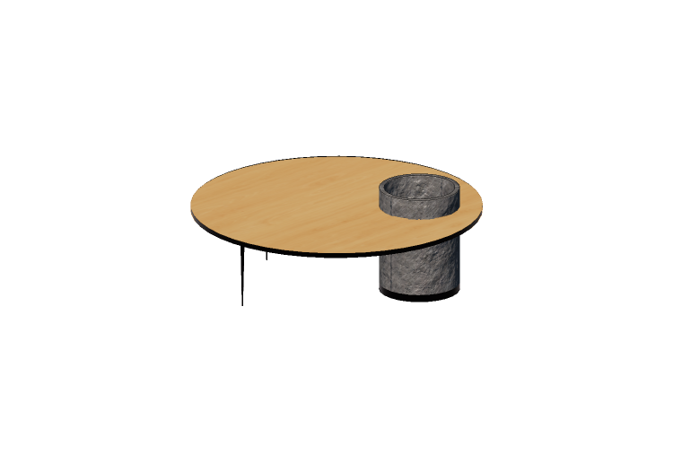 Tables 3D - Petite table en bois - Artzzi - Couture -... Tables 3D - Petite table en bois - Artzzi - Couture -...