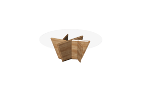 Tavoli 3D - Tavolo in legno e vetro - Artzzi - Papilo