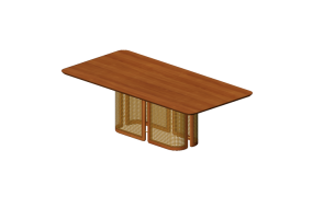 Mesas 3D - Mesa de madeira - Artzzi - Uomini
