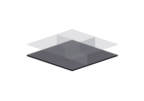 3D Tisch - Beistelltisch aus Glas - Artzzi - Campinas
