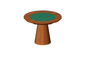 3D Tables - Wooden Games Table - Artzzi - Asti