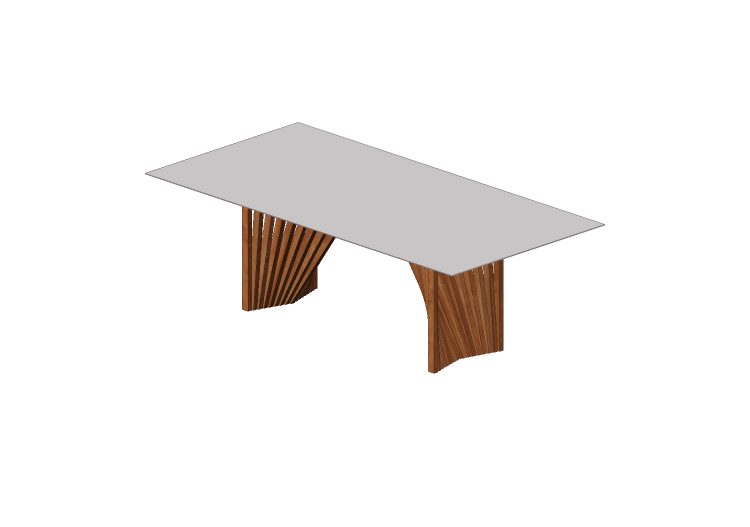 Tavoli 3D - Tavolo da pranzo in legno - Artzzi - Laguna -... Tavoli 3D - Tavolo da pranzo in legno - Artzzi - Laguna -...